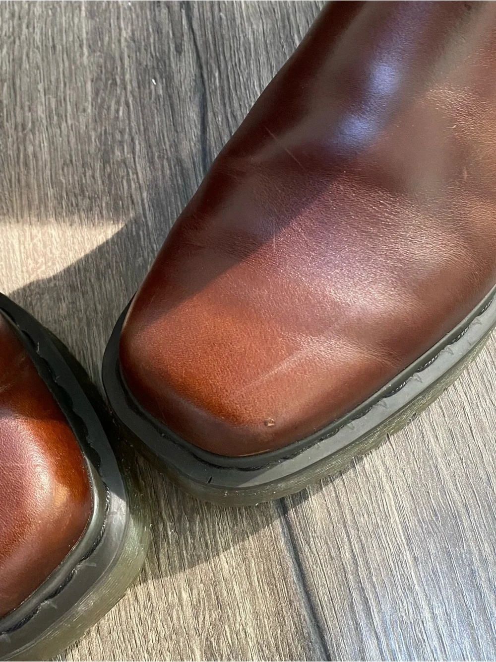 Doc Martens Amaayah Brown Leather Chelsea Boots Women’s Size 10 (Size 42) - Picture 6 of 12